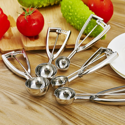Stainless Steel Ice Cream Spoon Scooper Fruit Scoop, 39mm, 44mm, 50mm, 55mm, 59mm - DealBuddy