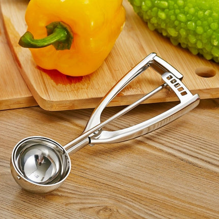 Stainless Steel Ice Cream Spoon Scooper Fruit Scoop, 39mm, 44mm, 50mm, 55mm, 59mm - DealBuddy