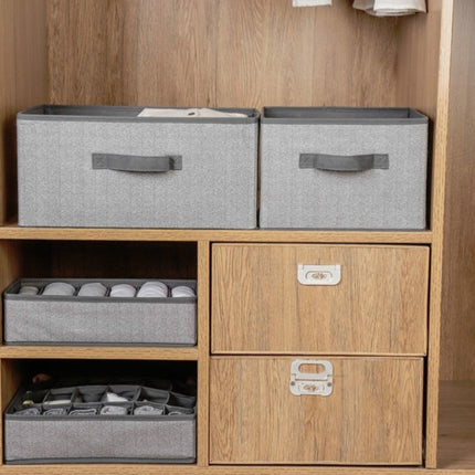 Non-woven Drawer Storage Box Square Uncovered Clothing Debris Sorting Box, 16L, 23L, 29L - DealBuddy