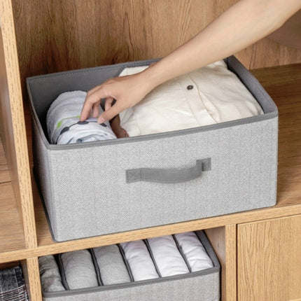 Non-woven Drawer Storage Box Square Uncovered Clothing Debris Sorting Box, 16L, 23L, 29L - DealBuddy