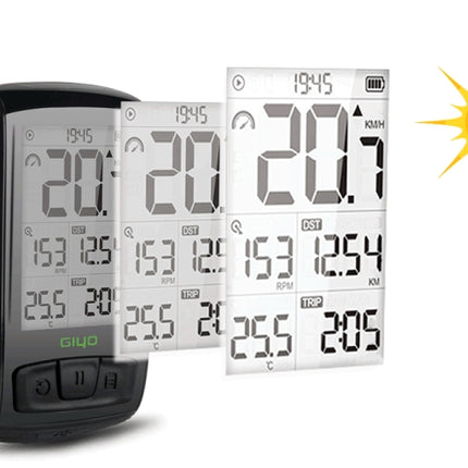 GIYO M4 Bicycle Computer Bluetooth Wireless Road Bike Speedometer Odometer