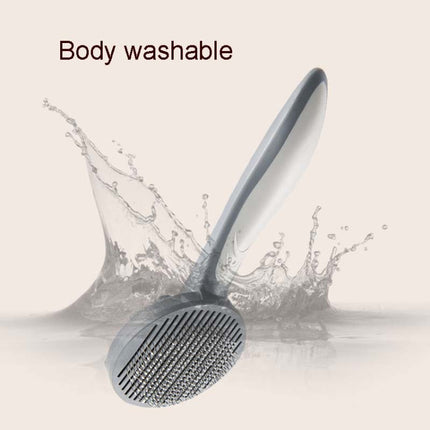 Pet Self-Cleaning Comb Cat Comb Dog Needle Comb Cat Hair Removal Comb Floating Brush, Cherry Blossom Color, Fresh Mint, Gentleman Ash - DealBuddy