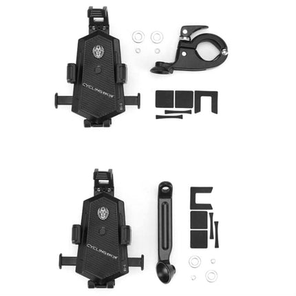 Bicycle Mobile Phone Holder Can Rotate And Adjust Fixed Aluminum Alloy Bracket Automatic Grab Bracket