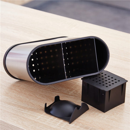 Stainless Steel Chopstick Holder Kitchen Household Tableware Storage Box Drain Cylinder