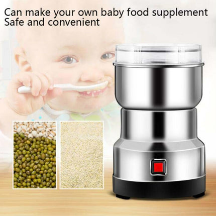 Daisheng Medicinal Material Grinder Powder Machine Household Small Stainless Steel Grinder, CN Plug, US Plug, EU Plug, UK Plug - DealBuddy