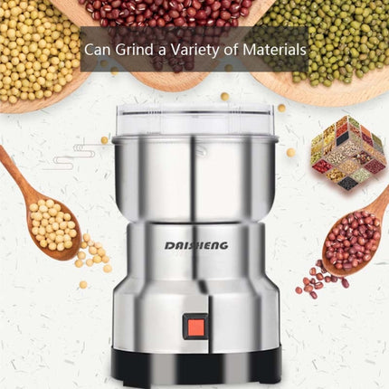 Daisheng Medicinal Material Grinder Powder Machine Household Small Stainless Steel Grinder, CN Plug, US Plug, EU Plug, UK Plug - DealBuddy