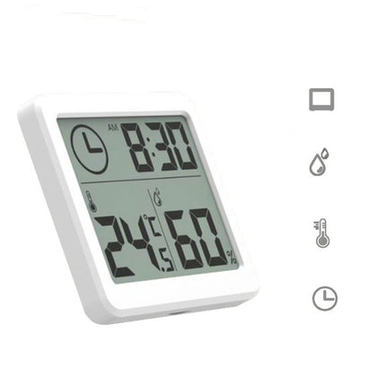 Multifunction Automatic Electronic Temperature and Humidity Monitor Clock with 3.2 inch Large LCD Screen - DealBuddy