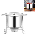 Stainless Steel Pot Rack Single Alcohol Dry Pot Skewers Shabu-Shabu