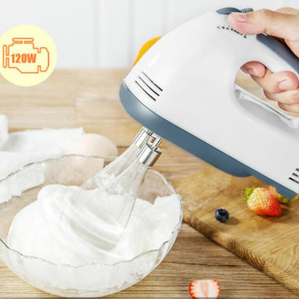 Whisk Electric Household Mini Whisk Baking Small Whipped Cream Machine, EU Plug+4 Stirring Rods, US Plug+4 Stirring Rods, UK Plug+4 Stirring Rods - DealBuddy