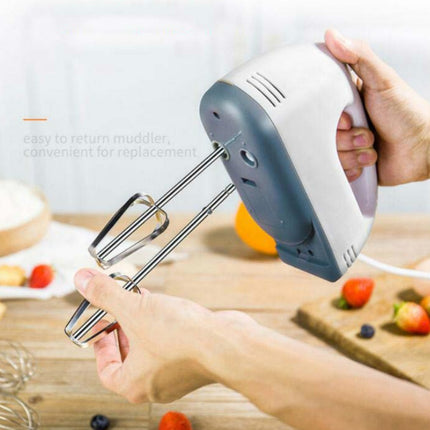 Whisk Electric Household Mini Whisk Baking Small Whipped Cream Machine, EU Plug+4 Stirring Rods, US Plug+4 Stirring Rods, UK Plug+4 Stirring Rods - DealBuddy