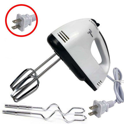 Whisk Electric Household Mini Whisk Baking Small Whipped Cream Machine, EU Plug+4 Stirring Rods, US Plug+4 Stirring Rods, UK Plug+4 Stirring Rods - DealBuddy