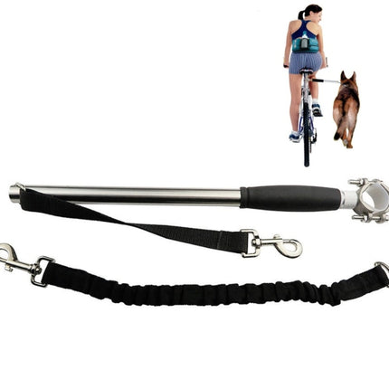 Bicycle Pet Traction Rope Leash with Spring Retractable, Bicycle Pet Traction Rope - DealBuddy