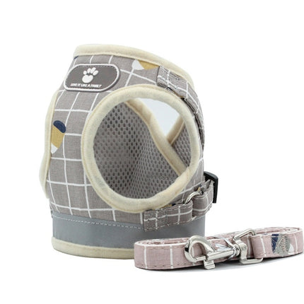 Reflective & Breathable Vest Traction Rope Pet Chest Leash, XS, S, M, L, XL - DealBuddy
