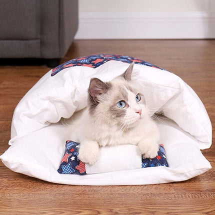 Closed Removable and Washable Cat Litter Sleeping Bag Winter Warm Dog Kennel, S, M, L - DealBuddy