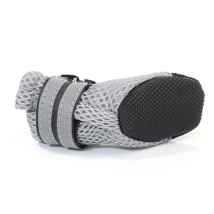 4 in 1 Pet Shoes Dog Shoes Walking Shoes Small Dogs Pet Supplies, S, M, L, XL - DealBuddy
