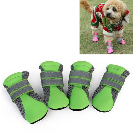 4 in 1 Pet Shoes Dog Shoes Walking Shoes Small Dogs Pet Supplies, S, M, L, XL - DealBuddy