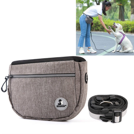 MOVEPEAK Pet Snack Bag Leash Pet Training Waist Bag Outing Dog Snack Bag - DealBuddy