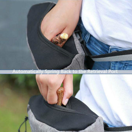 MOVEPEAK Pet Snack Bag Leash Pet Training Waist Bag Outing Dog Snack Bag - DealBuddy