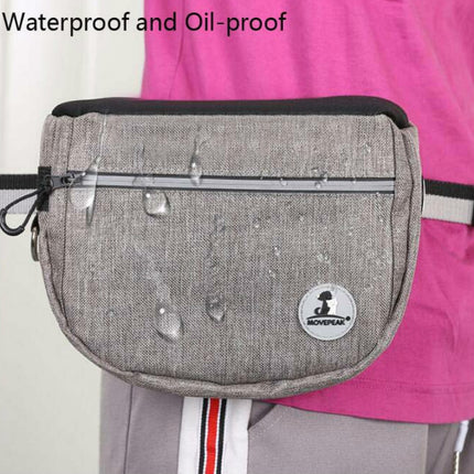 MOVEPEAK Pet Snack Bag Leash Pet Training Waist Bag Outing Dog Snack Bag - DealBuddy