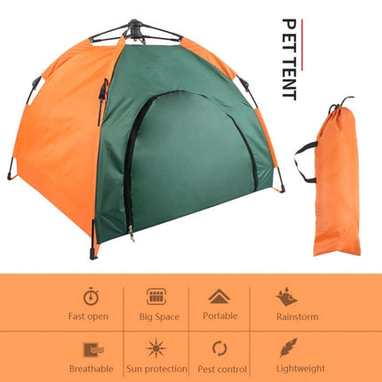 Outdoor Pet Tent Automatic Collapsible Cat House Kennel Rainproof And Sunscreen Portable Pet Kennel Car Dog Tent, Car Dog Tent - DealBuddy