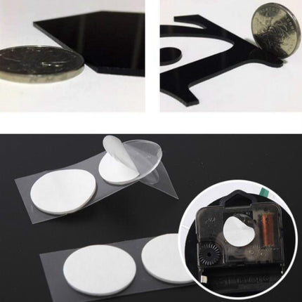 Acrylic 3D Wall Clock DIY Living Room Bedroom Wall Background Decoration