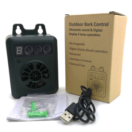 K6 USB Rechargeable Ultrasonic Bark Arrester Repeller Anti-Barking Dog Training, K6 (Green) - DealBuddy