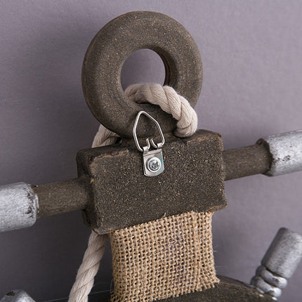 Retro Old Decoration Wall Clock Living Room Wooden Clock Wall Decoration