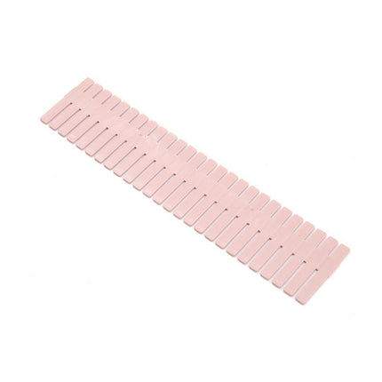 Plastic Drawer Divider Free Combination Classification Storage Board, 4pcs/Pack