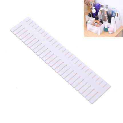 Plastic Drawer Divider Free Combination Classification Storage Board, 4pcs/Pack, 37x7cm, 47x7cm - DealBuddy