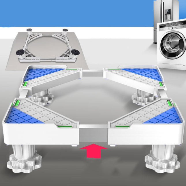 Adjustable Stainless Steel Refrigerator Bracket Washing Machine Base Bracket - DealBuddy