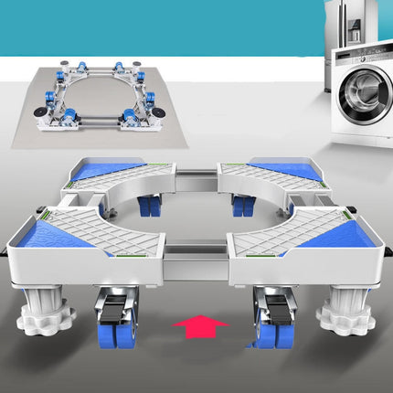 Adjustable Stainless Steel Refrigerator Bracket Washing Machine Base Bracket - DealBuddy