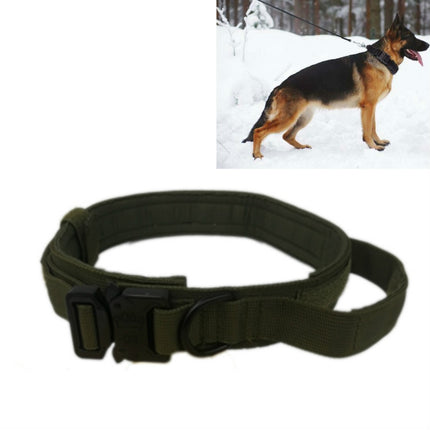 Nylon Thickened Large And Medium-Sized Dog Traction Collar Pet Collar, M, L, XL - DealBuddy
