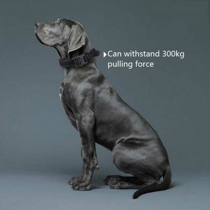 Nylon Thickened Large And Medium-Sized Dog Traction Collar Pet Collar, M, L, XL - DealBuddy