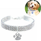 Pet Collar Diamond Elastic Cat And Dog Necklace Jewelry, S, M, L - DealBuddy