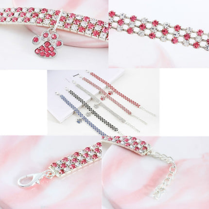 Pet Collar Diamond Elastic Cat And Dog Necklace Jewelry, S, M, L - DealBuddy
