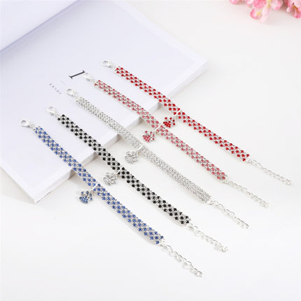 Pet Collar Diamond Elastic Cat And Dog Necklace Jewelry, S, M, L - DealBuddy