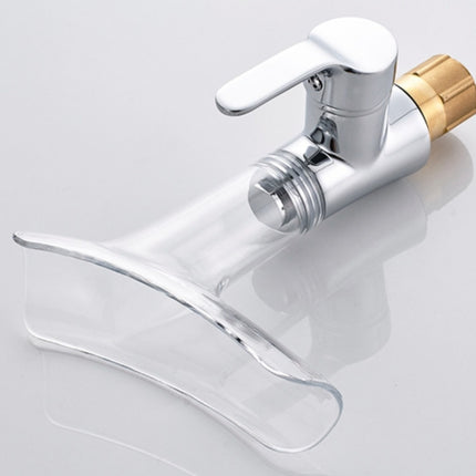 Bathroom Hot Cold Water Faucet Wine Glass Waterfall Faucet, Transparent, Blue, Purple, Brown &Yellow - DealBuddy