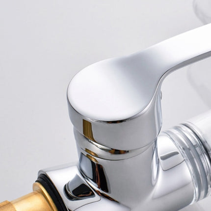 Bathroom Hot Cold Water Faucet Wine Glass Waterfall Faucet, Transparent, Blue, Purple, Brown &Yellow - DealBuddy