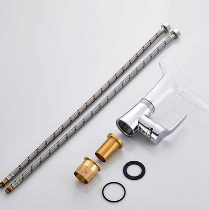 Bathroom Hot Cold Water Faucet Wine Glass Waterfall Faucet