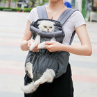 Doglemi Pet Outing Backpack Dog Shoulder Chest Bag Breathable Mesh Dog Cat Bag, M, L - DealBuddy