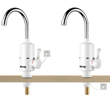 Kitchen Instant Electric Hot Water Faucet EU Plug, Digital Display Big Elbow - DealBuddy
