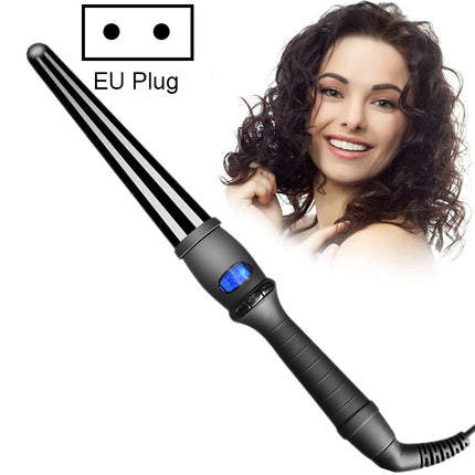 LCD Conical Curling Iron Single Tube Ceramic Glaze Pear Flower Cone, 19mm EU, 25mm EU, 25mm US, 19mm US, 32mm EU - DealBuddy