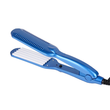 220V Professional Ceramic Corrugated Curling Iron, Blue, Pink, Red, Rose red, White - DealBuddy