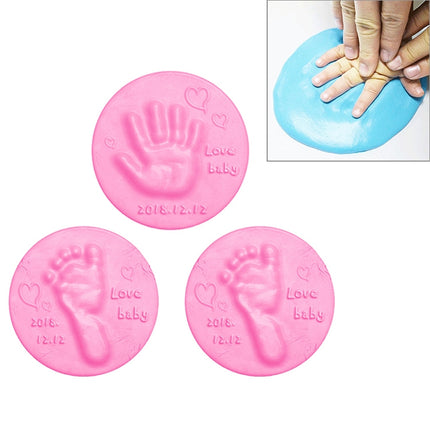 3 PCS Baby Care Air Dry Soft Clay Baby Hand and Foot Inkpad