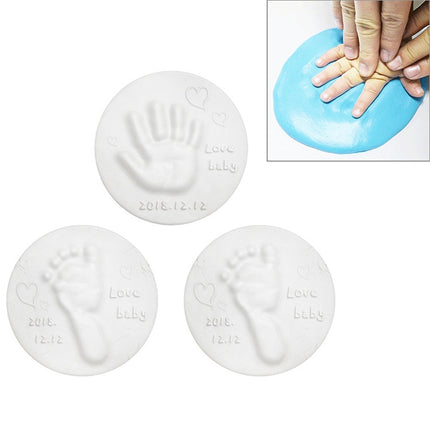 3 PCS Baby Care Air Dry Soft Clay Baby Hand and Foot Inkpad