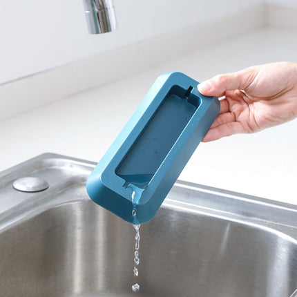 Kitchen Multifunctional Three-Hole Invisible Knife Holder Hollow Drain Kitchenware Storage Rack - DealBuddy