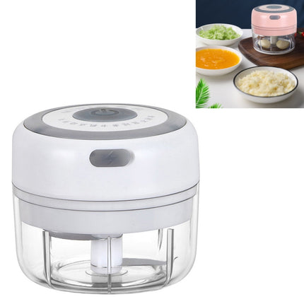 Electrical USB Rechargeable Garlic Mixing Masher Complementary Food Masher Stainless Steel Crushing Garlic Peeling Device Wireless Mini Garlic Cutter - DealBuddy