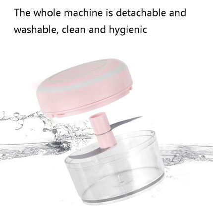 Electrical USB Rechargeable Garlic Mixing Masher Complementary Food Masher Stainless Steel Crushing Garlic Peeling Device Wireless Mini Garlic Cutter - DealBuddy