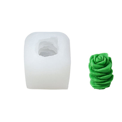 Fleshy Three-Dimensional Candle Silicone Mold DIY Handmade Soap Aromatherapy Epoxy Mold