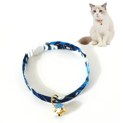 Adjustable Pet Flower Hollow Bell Collar Cat Dog Collar Accessories, S 17-32cm - DealBuddy